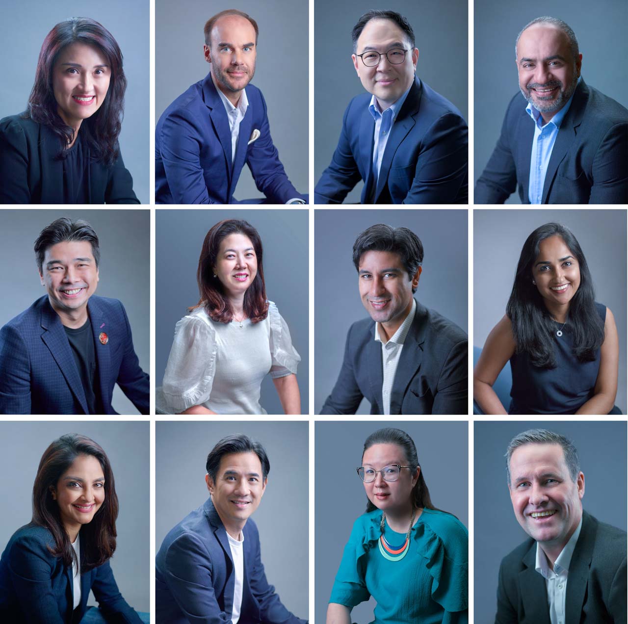 Studio portrait for professional corporate headshot