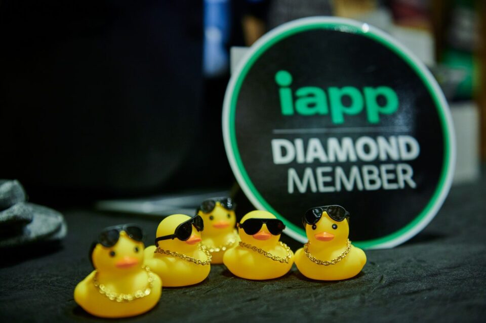 IAPP Diamond Member sponsor display at the Asia Privacy Forum 2024 — singapore corporate events photographer, professional corporate events photography singapore