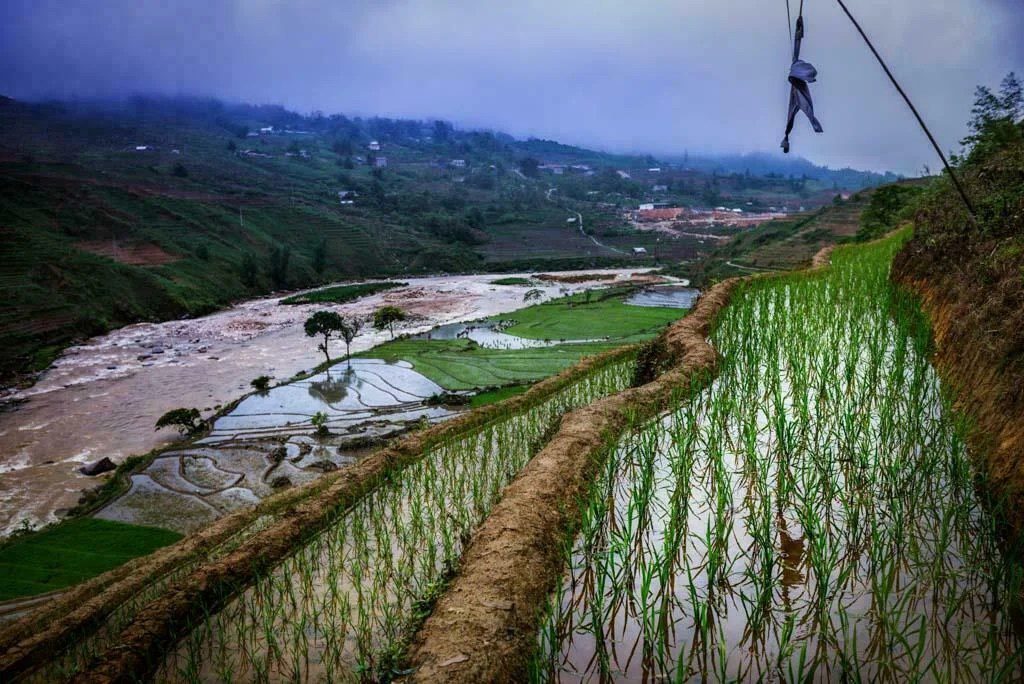 architecture photographer, professional travel photography at Rice terrace.