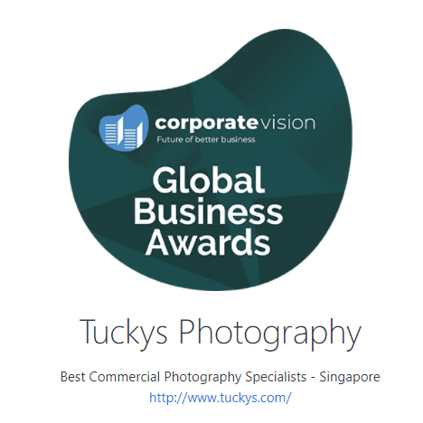 Corporate Vision Global Business Awards winner: Tuckys Photography, Best Commercial Photography Specialists – Singapore
